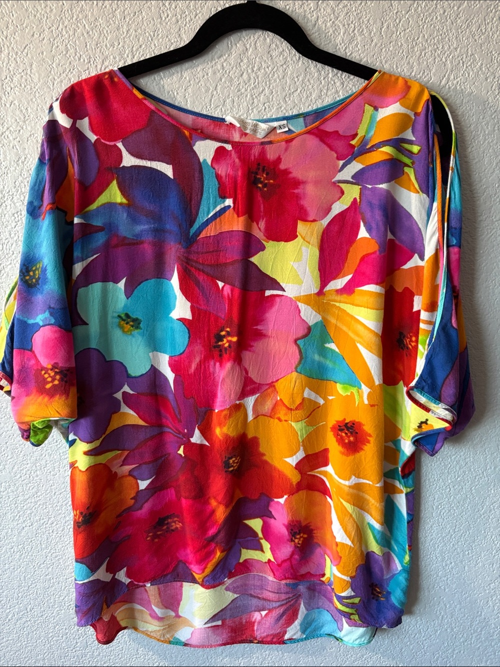 Jams World 50 years Dreamland Floral Resort Blouse tunic XS